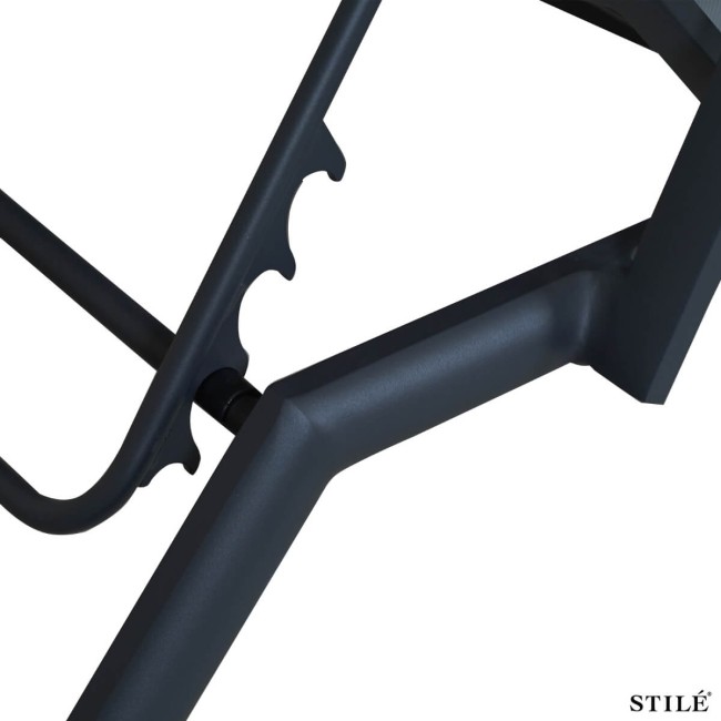 Lettino Prendisole in Alluminio e Textilene 3 Colori- Ibiza