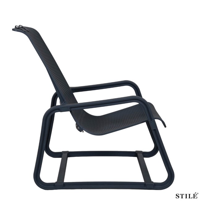 Sedia Lounge da Giardino in Polipropilene Forato 3 Colori - Otranto