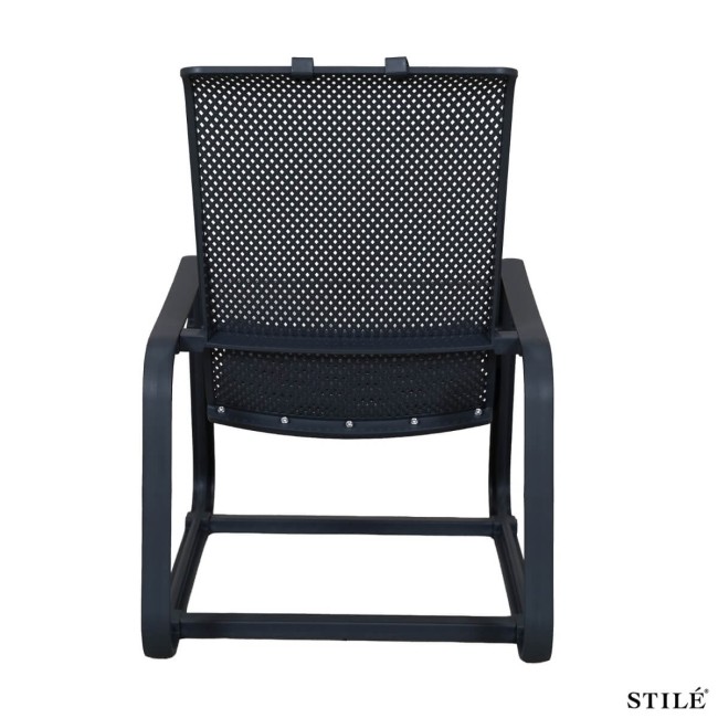 Sedia Lounge da Giardino in Polipropilene Forato 3 Colori - Otranto