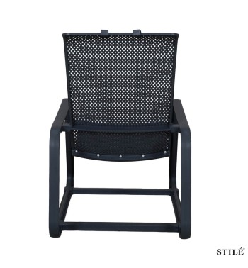 Sedia Lounge da Giardino in Polipropilene Forato 3 Colori - Otranto