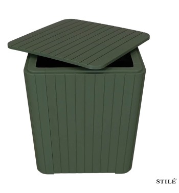 Tavolino Contenitore da Esterno in Polipropilene 3 Colori - Cuneo