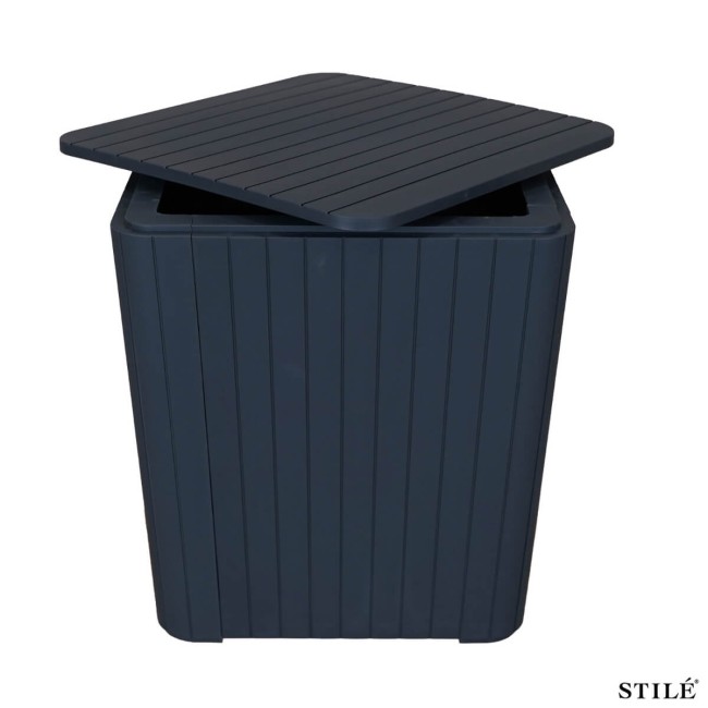 Tavolino Contenitore da Esterno in Polipropilene 3 Colori - Cuneo