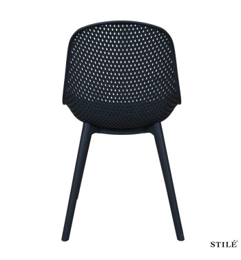 Sedia da Esterno in Polipropilene Design Traforato 3 Colori - Torino