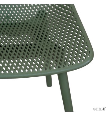 Sedia da Esterno in Polipropilene Design Traforato 3 Colori - Torino