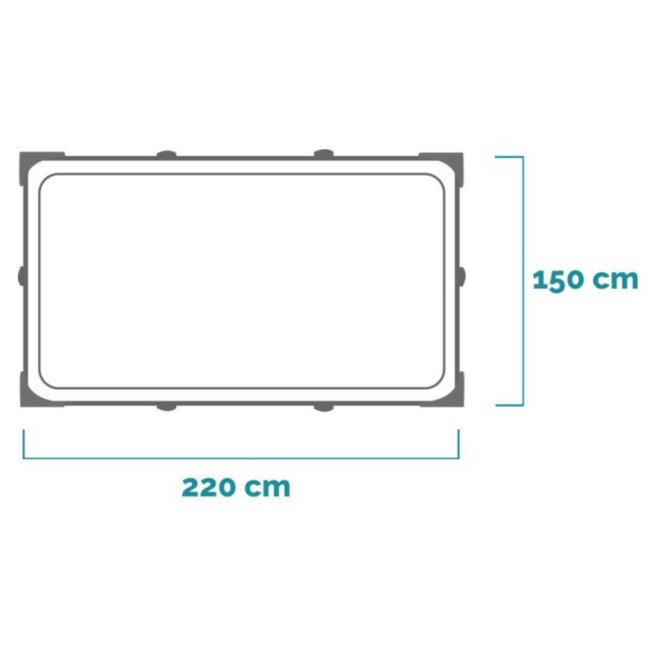 Piscina Frame 220x150x60 cm - Intex 28270