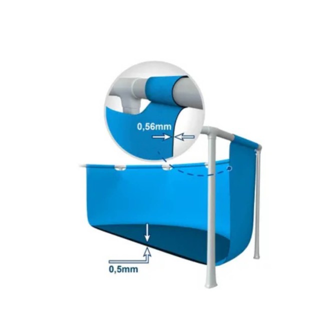 Piscina Frame 220x150x60 cm - Intex 28270
