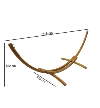 Struttura in Legno per Amaca da Giardino