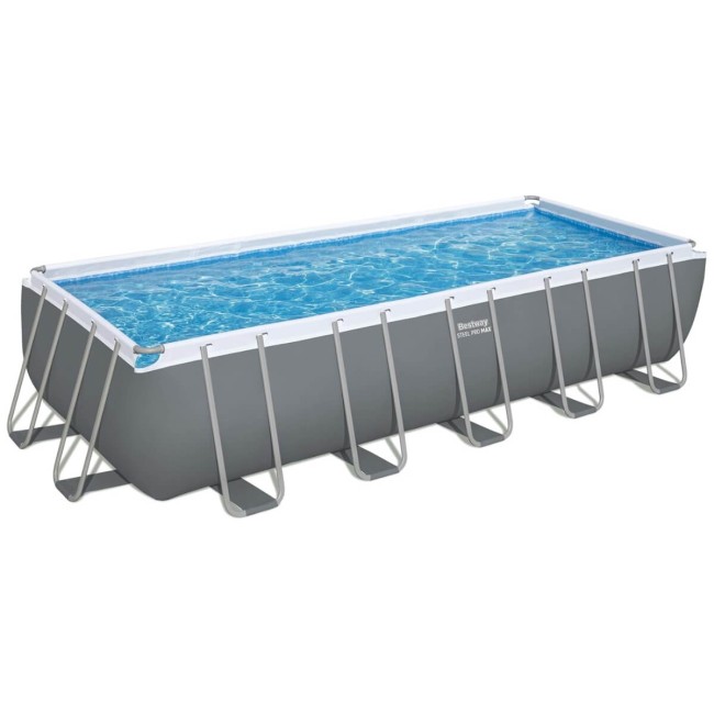 Piscina Power Steel Rettangolare 640x274x132 cm - Bestway 5612B