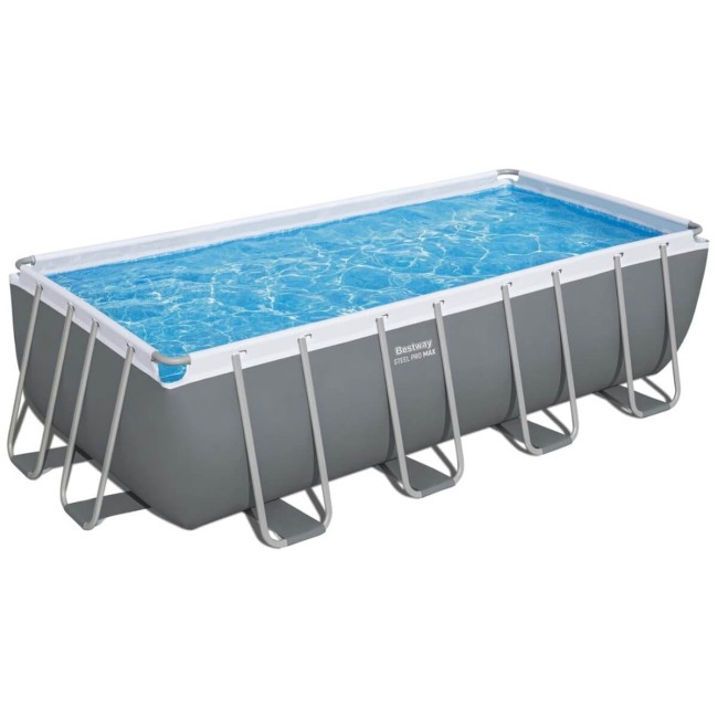 Piscina Power Steel 488x244x122 cm con Filtro a Cartuccia - Bestway 56670