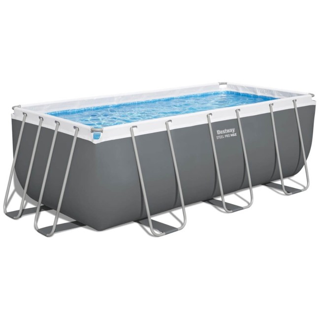 Piscina Power Steel 412x201x122 cm con Filtro a Cartuccia - 56456 Bestway