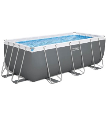 Piscina Power Steel 412x201x122 cm con Filtro a Cartuccia - 56456 Bestway