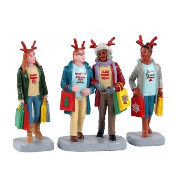 Girls Christmas Shopping Trip - Lemax 12026