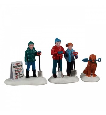 Neighborhood Snow Shovelers - Lemax 62623