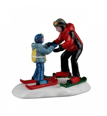 Ski Slope Lesson - Lemax 62627