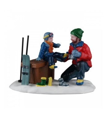 Father And Son Ski Day - Lemax 62633
