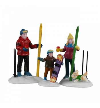 Family Ski Day - Lemax 62634