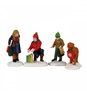 Festive Holiday Shoppers - Lemax 62635