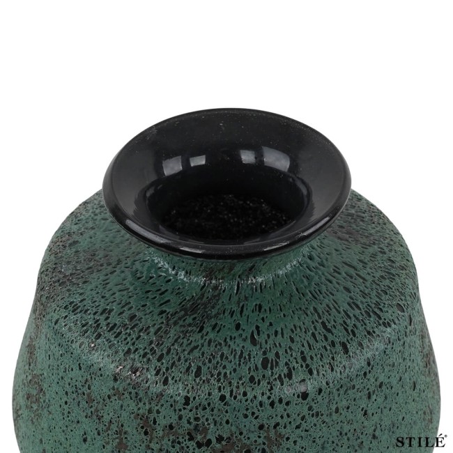 Vaso Decorativo in Vetro H.23,1 cm - 3 Colori