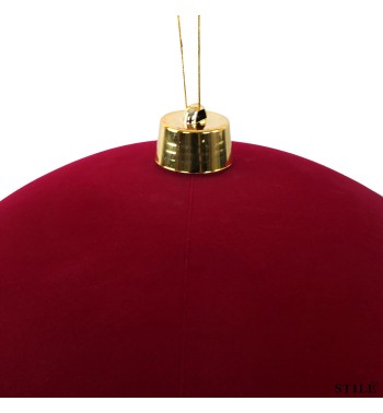 Palla Natalizia D.50 cm in Velluto 3 Colori
