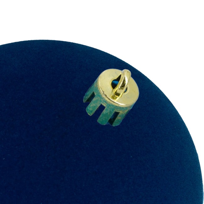 Palle di Natale in Plastica e Velluto D.8 cm Conf. da 6 Pezzi