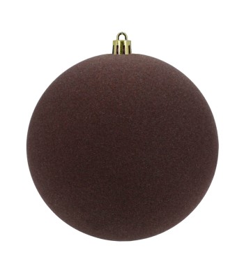 Palle Natalizie in Velluto D.12 cm - Vari Colori
