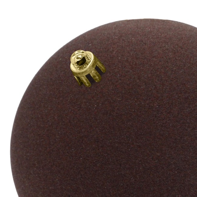 Palle Natalizie in Velluto D.12 cm - Vari Colori