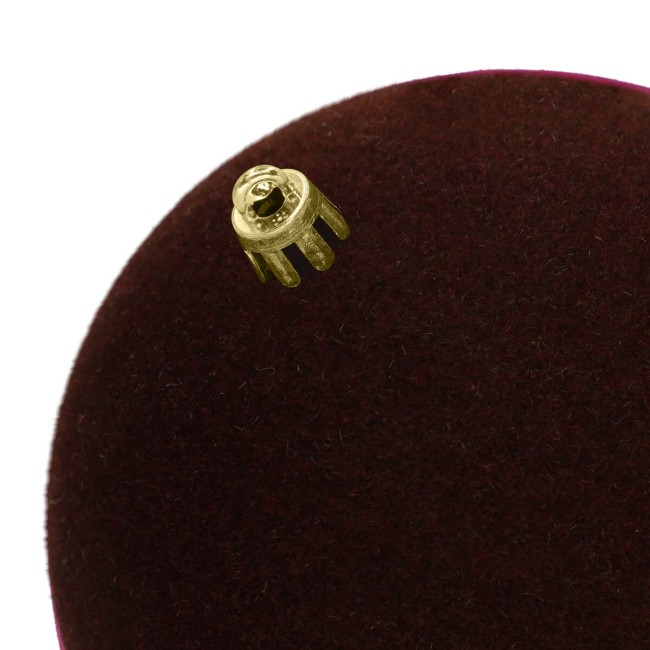 Palle Natalizie in Velluto D.12 cm - Vari Colori
