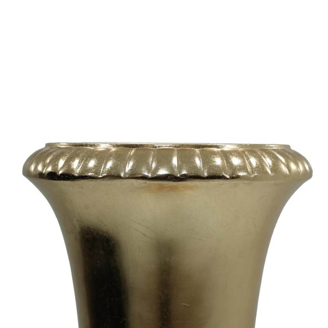 Vaso Decorativo in Vetroresina Oro, per Interni ed Esterni H.62/123 cm