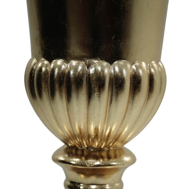 Vaso Decorativo in Vetroresina Oro, per Interni ed Esterni H.62/123 cm