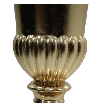 Vaso Decorativo in Vetroresina Oro, per Interni ed Esterni H.62/123 cm