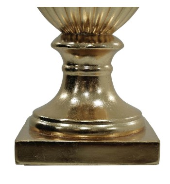 Vaso Decorativo in Vetroresina Oro, per Interni ed Esterni H.62/123 cm