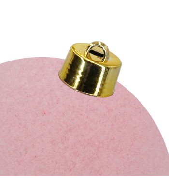 Pallina Natalizia in Velluto D.20 cm Vari Colori