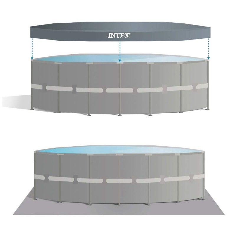 Piscina Intex 488x122 cm Fuori Terra Ultra XTR - Intex 26326