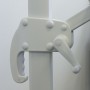 Ombrellone Decentrato da Giardino in Alluminio 3x3 mt Bianco | Alba