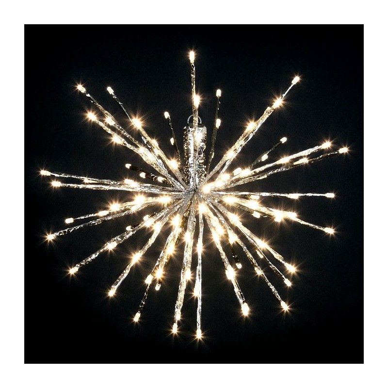 Fiore con Luci Led Bianco Caldo 30 cm con Trasformatore