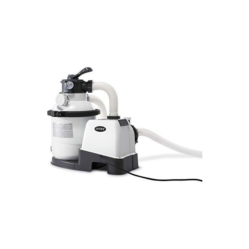 Piscina Graphite D.478xH.124 cm con Filtro a Sabbia - Intex 26384