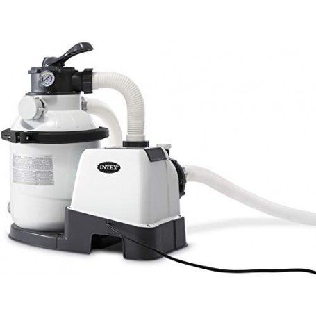 Piscina Graphite D.478xH.124 cm con Filtro a Sabbia - Intex 26384