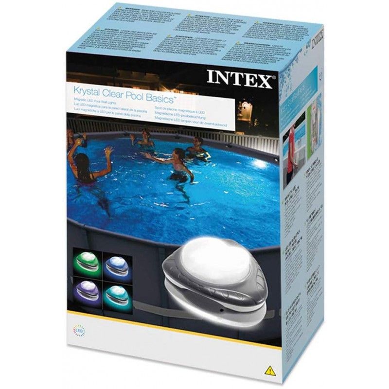 Luce Led Magnetica a Parete Multicolor - Intex 28698