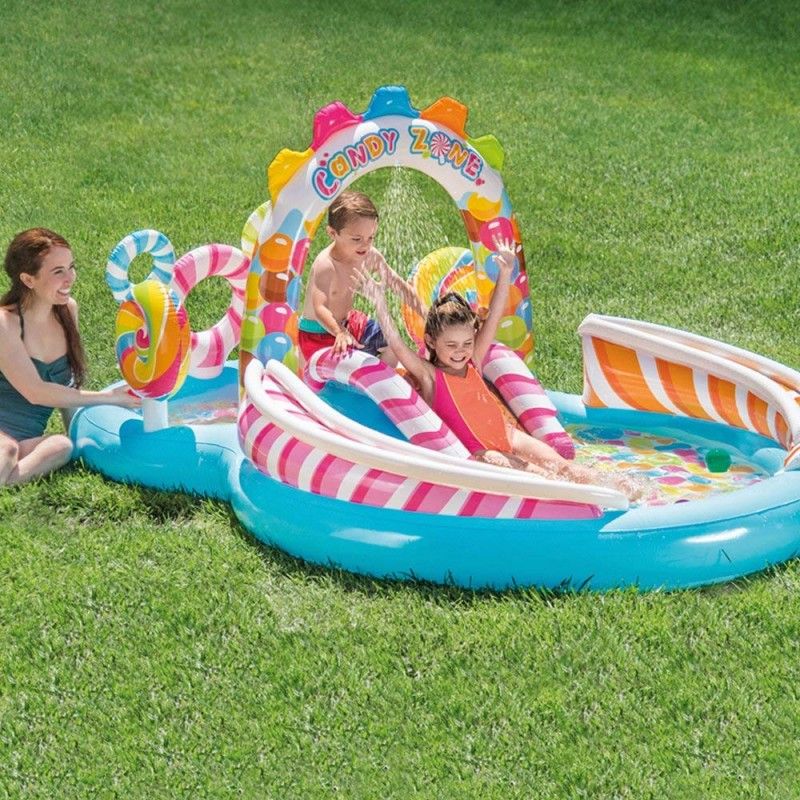 Piscina Gonfiabile Candy 259x191x130 cm - Intex 57149