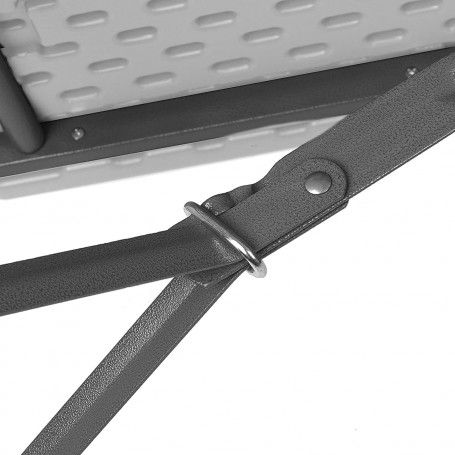 Tavolo da Catering con Gambe Pieghevoli 184 x 76 x H.74 cm