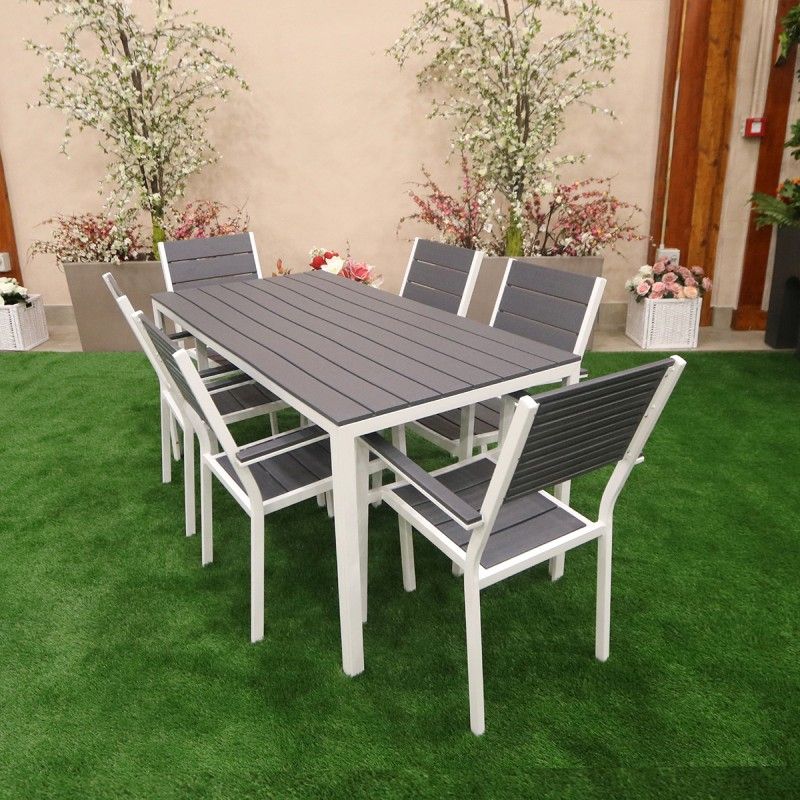 Set Tavolo e Sedie da Giardino, 6 persone - Altair