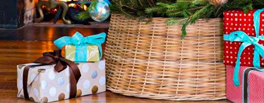 Ceste Natalizie per Coprire la Base del tuo Albero di Natale | Copribase per Alberi di Natale